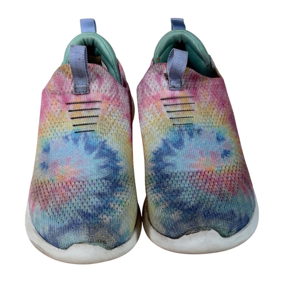 Skechers Kids Tie Dye‎ Air Cooled Memory Foam Slip On Sneakers